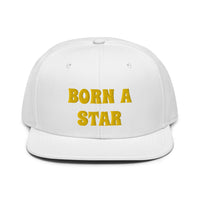 Snapback Hat "2052-0151 Born A Star (Yellow Logo)" - JCBTGlobal