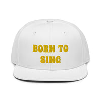 Snapback Hat "2052-0161 Born To Sing (Yellow Logo)" - JCBTGlobal