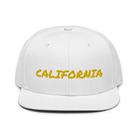 Snapback Hat "1053-0011 California (Yellow Logo)" - JCBTGlobal