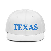 Snapback Hat "1053-0021 Texas (Blue Logo)" - JCBTGlobal