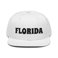 Snapback Hat "1053-0031 Florida (Black Logo)" - JCBTGlobal