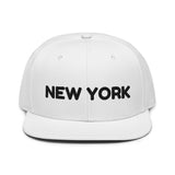 Snapback Hat "1053-0041 New York (Black Logo)" - JCBTGlobal