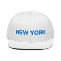 Snapback Hat "1053-0041 New York (Blue Logo)" - JCBTGlobal