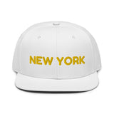 Snapback Hat "1053-0041 New York (Yellow Logo)" - JCBTGlobal