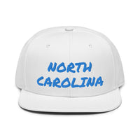 Snapback Hat "1053-0101 North Carolina (Blue Logo)" - JCBTGlobal