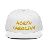 Snapback Hat "1053-0101 North Carolina (Yellow Logo)" - JCBTGlobal