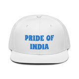 Snapback Hat "1054-0021 India (Blue Logo)" - JCBTGlobal