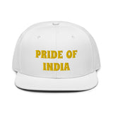 Snapback Hat "1054-0021 India (Yellow Logo)" - JCBTGlobal