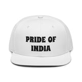 Snapback Hat "1054-0021 India (Black Logo)" - JCBTGlobal