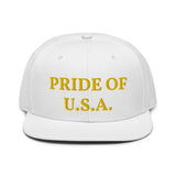 Snapback Hat "1054-0031 U.S.A. (Yellow Logo)" - JCBTGlobal