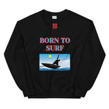 Unisex Sweatshirt "1031-0061 Born To Surf (Red Logo)" - JCBTGlobal