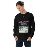 Unisex Sweatshirt "1032-0031 All Good Days (Red Logo)" - JCBTGlobal