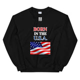 Unisex Sweatshirt "1032-0041 Born In The U.S.A. (White Logo)" - JCBTGlobal