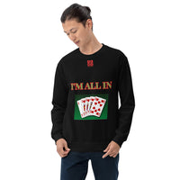 Unisex Sweatshirt "1032-0061 I'm All In (Red Logo)" - JCBTGlobal