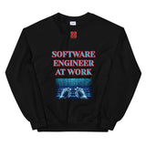 Unisex Sweatshirt "1032-0081 Software Engineer At Work (Red Logo)" - JCBTGlobal