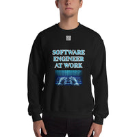 Unisex Sweatshirt "1032-0081 Software Engineer At Work (White Logo)" - JCBTGlobal