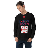 Unisex Sweatshirt "1032-0091 Insane Focus (Red Logo)" - JCBTGlobal