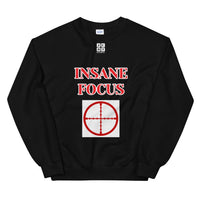 Unisex Sweatshirt "1032-0091 Insane Focus (White Logo)" - JCBTGlobal