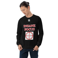 Unisex Sweatshirt "1032-0091 Insane Focus (White Logo)" - JCBTGlobal