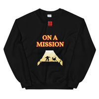 Unisex Sweatshirt "1032-0121 On A Mission (Red Logo)" - JCBTGlobal