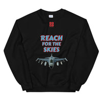 Unisex Sweatshirt "1032-0131 Reach For The Skies (Red Logo)" - JCBTGlobal