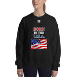 Unisex Sweatshirt "2032-0041 Born In The U.S.A. (White Logo)" - JCBTGlobal