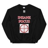 Unisex Sweatshirt "2032-0091 Insane Focus (White Logo)" - JCBTGlobal