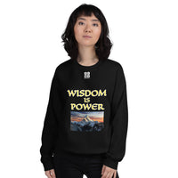 Unisex Sweatshirt "2032-0111 Wisdom Is Power (White Logo)" - JCBTGlobal