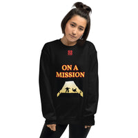 Unisex Sweatshirt "2032-0121 On A Mission (Red Logo)" - JCBTGlobal