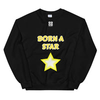 Unisex Sweatshirt "2032-0151 Born A Star (White Logo)" - JCBTGlobal