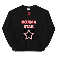 Unisex Sweatshirt "2032-0152 Born A Star (Red Logo)" - JCBTGlobal