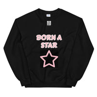 Unisex Sweatshirt "2032-0152 Born A Star (White Logo)" - JCBTGlobal