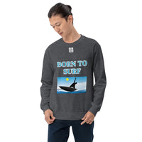 Unisex Sweatshirt "1031-0061 Born To Surf (White Logo)" - JCBTGlobal