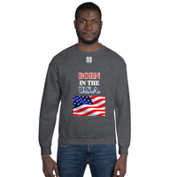 Unisex Sweatshirt "1032-0041 Born In The U.S.A. (White Logo)" - JCBTGlobal