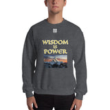 Unisex Sweatshirt "1032-0111 Wisdom Is Power (White Logo)" - JCBTGlobal