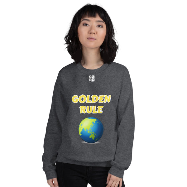 Unisex Sweatshirt "2032-0021 Golden Rule (White Logo)" - JCBTGlobal