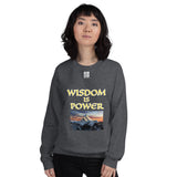 Unisex Sweatshirt "2032-0111 Wisdom Is Power (White Logo)" - JCBTGlobal