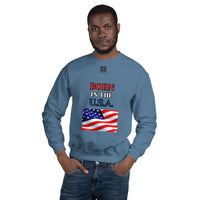 Unisex Sweatshirt "1032-0041 Born In The U.S.A. (Black Logo)" - JCBTGlobal