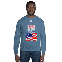 Unisex Sweatshirt "1032-0041 Born In The U.S.A. (White Logo)" - JCBTGlobal