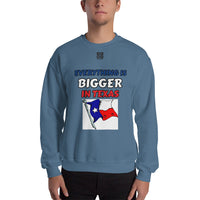 Unisex Sweatshirt "1032-0051 Everything Is Bigger In Texas (Black Logo)" - JCBTGlobal