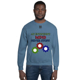 Unisex Sweatshirt "1032-0071 An Engineer's Mind Never Stops (Black Logo)" - JCBTGlobal