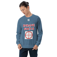 Unisex Sweatshirt "1032-0091 Insane Focus (White Logo)" - JCBTGlobal