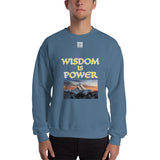 Unisex Sweatshirt "1032-0111 Wisdom Is Power (White Logo)" - JCBTGlobal