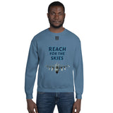 Unisex Sweatshirt "1032-0131 Reach For The Skies (Black Logo)" - JCBTGlobal