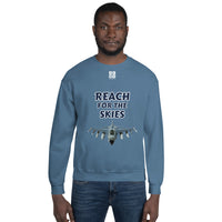 Unisex Sweatshirt "1032-0131 Reach For The Skies (White Logo)" - JCBTGlobal