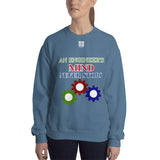 Unisex Sweatshirt "2032-0071 An Engineer's Mind Never Stops (White Logo)" - JCBTGlobal