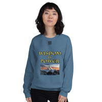 Unisex Sweatshirt "2032-0111 Wisdom Is Power (Black Logo)" - JCBTGlobal