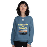 Unisex Sweatshirt "2032-0111 Wisdom Is Power (White Logo)" - JCBTGlobal