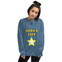 Unisex Sweatshirt "2032-0151 Born A Star (Black Logo)" - JCBTGlobal