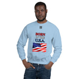 Unisex Sweatshirt "1032-0041 Born In The U.S.A. (Black Logo)" - JCBTGlobal